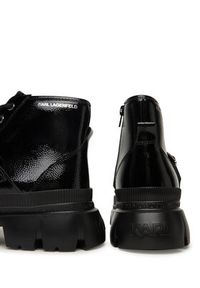 Karl Lagerfeld - KARL LAGERFELD Trzewiki KL43535 Czarny. Kolor: czarny. Materiał: skóra #4