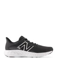 Buty treningowe damskie New Balance 411. Zapięcie: sznurówki. Kolor: czarny. Materiał: syntetyk, tkanina, materiał. Szerokość cholewki: normalna