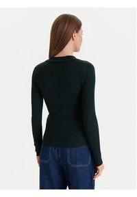 Lacoste Sweter AF4006 Zielony Slim Fit. Kolor: zielony. Materiał: wełna #5