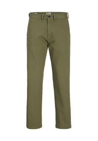 Jack & Jones Chinosy Kane 12268490 Zielony Regular Fit. Kolor: zielony. Materiał: bawełna #7