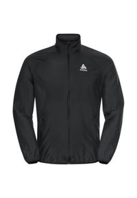 Kurtka męska do biegania Odlo Jacket ESSENTIAL LIGHT. Kolor: szary, czarny, wielokolorowy. Sport: bieganie #1