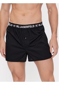 Karl Lagerfeld - KARL LAGERFELD Komplet 3 par bokserek Ikonik 2.0 Woven Boxer (X3) 236M2102 Czarny. Kolor: czarny. Materiał: bawełna #5