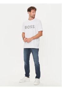 BOSS - Boss T-Shirt Tee 1 50512866 Biały Regular Fit. Kolor: biały. Materiał: bawełna #5