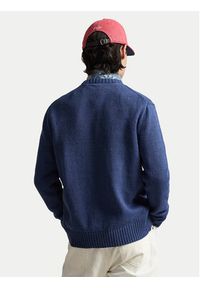 Polo Ralph Lauren Sweter 710A13002001 Niebieski Regular Fit. Typ kołnierza: polo. Kolor: niebieski. Materiał: bawełna #2