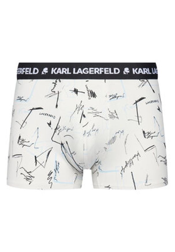 Karl Lagerfeld - KARL LAGERFELD Komplet 3 par bokserek A3M47013 Kolorowy. Materiał: bawełna. Wzór: kolorowy