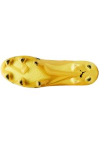 Buty piłkarskie Puma Ultra Ultimate FG/AG M 107311 04 żółte. Kolor: żółty. Materiał: materiał. Szerokość cholewki: normalna. Sport: piłka nożna #4