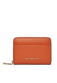 MICHAEL Michael Kors Mały Portfel Damski 32T4GJ6Z5L Pomarańczowy. Kolor: pomarańczowy. Materiał: skóra