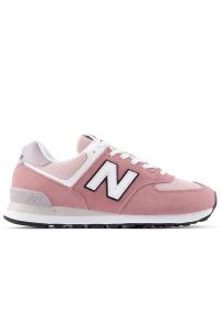 Buty unisex New Balance U5747SG - różowe. Kolor: różowy. Materiał: syntetyk, materiał, skóra, guma, zamsz. Szerokość cholewki: normalna. Model: New Balance 574 #1