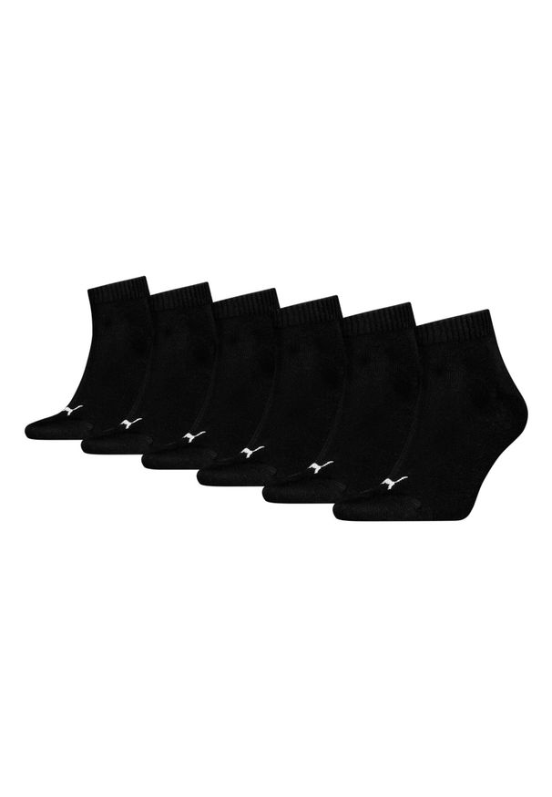 Puma Skarpety Quarter Plain 3-Pack 93858906. Kolor: czarny. Sport: bieganie