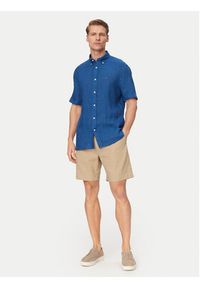 TOMMY HILFIGER - Tommy Hilfiger Koszula MW0MW41531 Niebieski Regular Fit. Kolor: niebieski. Materiał: len #5