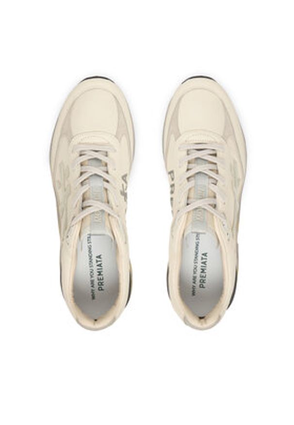 Premiata Sneakersy Moerun Var 7872 Biały. Kolor: biały. Materiał: skóra
