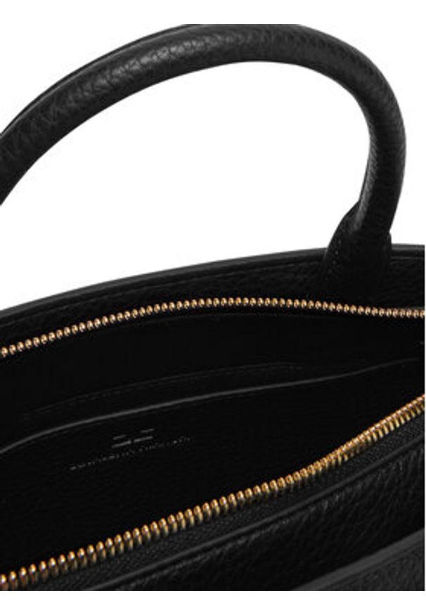 Elisabetta Franchi Torebka BS02A51E2 110 Czarny. Kolor: czarny. Materiał: skórzane