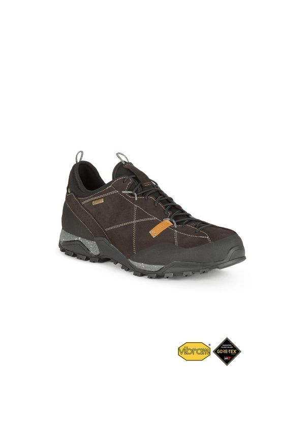 Aku - Buty trekkingowe AKU Nativa GTX z VIBRAM I GORE-TEX. Kolor: brązowy. Technologia: Gore-Tex. Sport: turystyka piesza
