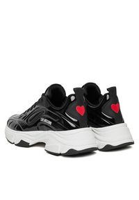 Love Moschino - LOVE MOSCHINO Sneakersy JA15376G0NJT000A Czarny. Kolor: czarny. Materiał: syntetyk #3