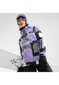 SIROKO - Kobieta Sporty zimowe Damska kurtka snowboardowa W1-W Tignes Siroko Lawenda. Kolor: niebieski, wielokolorowy, czarny. Materiał: softshell, materiał. Sezon: zima. Sport: snowboard