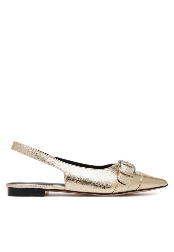 Baleriny Badura. Kolor: złoty