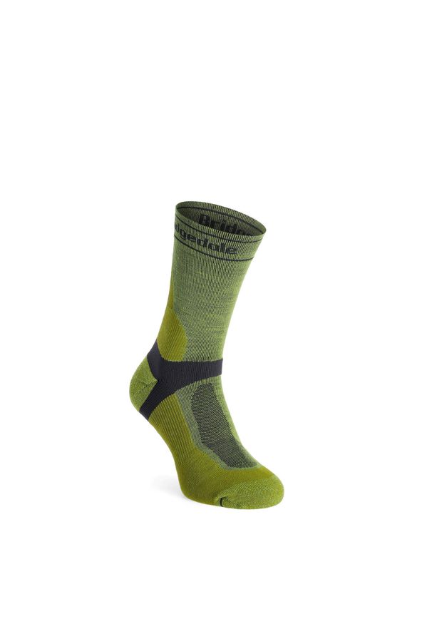 BRIDGEDALE - Skarpety rowerowe Bridgedale MTB Mid Season Weight T2 Merino Sport Boot. Kolor: zielony. Sport: kolarstwo