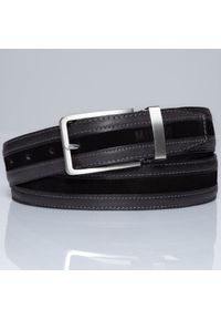 Mustang - MUSTANG PASEK SKÓRZANY 35mm SOPO-MUS079. Materiał: skóra. Wzór: paski. Styl: klasyczny #2