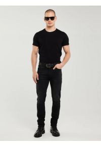 Big-Star - Jeansy męskie czarne Terry Carrot 956. Kolor: czarny. Styl: klasyczny, elegancki