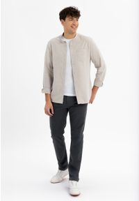 Volcano - Materiałowe spodnie R-MARSHALL. Okazja: na co dzień. Materiał: materiał. Styl: casual, klasyczny #1