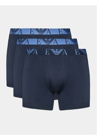 Emporio Armani Underwear Komplet 3 par bokserek 111473 3F715 40035 Granatowy. Kolor: niebieski. Materiał: bawełna #1