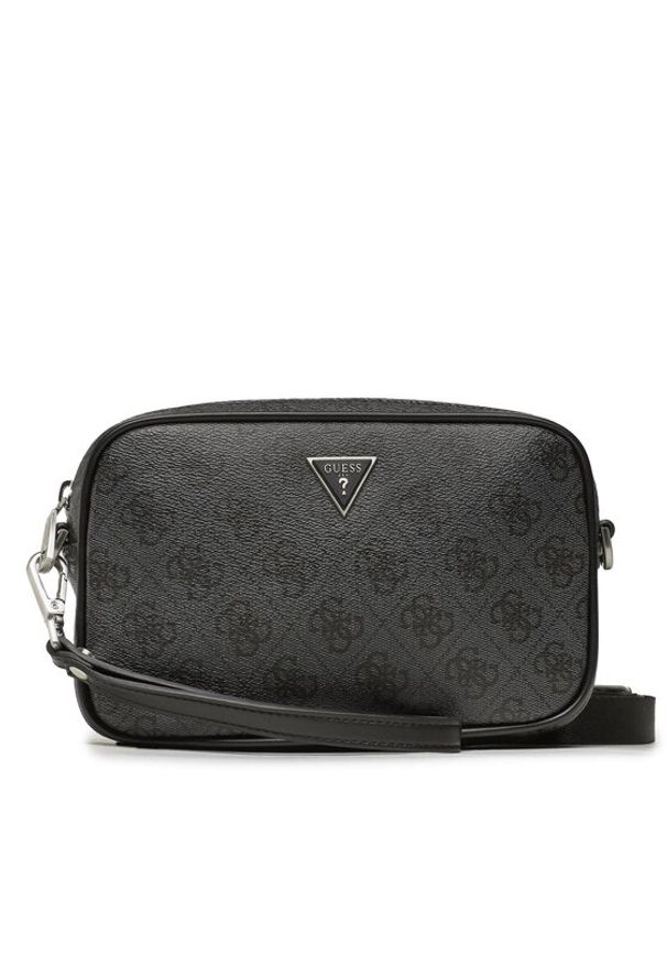 Guess Saszetka Vezzola Smart Accessories PMEVZL P3145 Czarny. Kolor: czarny. Materiał: skóra