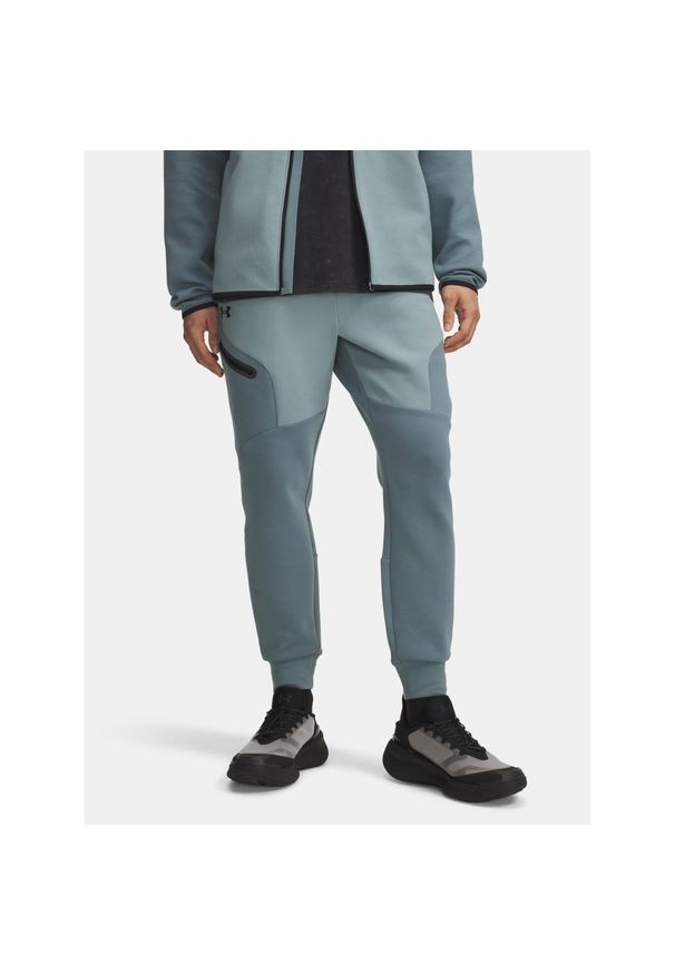 Spodnie Dresowe Męskie Under Armour. Kolor: niebieski. Materiał: dresówka. Sport: fitness