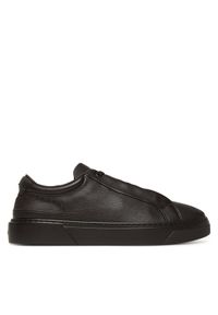 BOSS Sneakersy Gary 50546231 Brązowy. Kolor: brązowy. Materiał: skóra