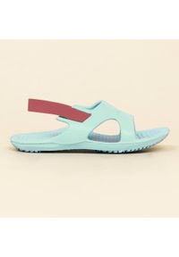 NABAIJI - Sandały basenowe dla dzieci Nabaiji 100 Basic. Okazja: na plażę. Kolor: różowy. Wzór: gładki. Styl: sportowy