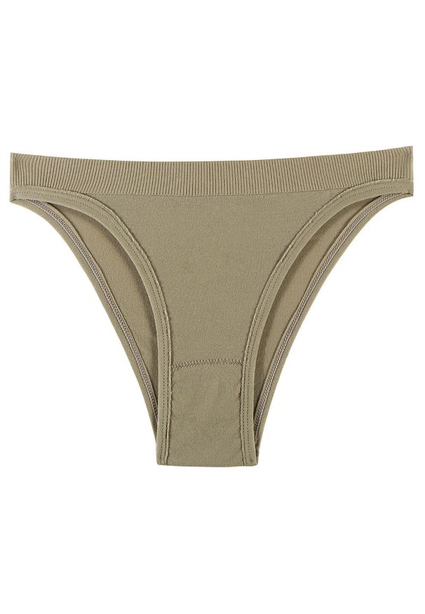 Intica - Tanga z cienkimi paskami niewidoczne pod odzieżą Devinne. Kolor: brązowy. Materiał: tkanina, materiał