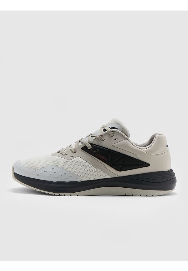 4f - 4F Buty sportowe MRK III męskie - szare 45. Kolor: szary. Materiał: guma. Szerokość cholewki: normalna. Sport: fitness