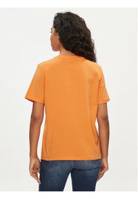 Pieces T-Shirt Ria 17086970 Pomarańczowy Regular Fit. Kolor: pomarańczowy. Materiał: bawełna