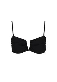 Damski top do kostiumu kąpielowego Barts Solid Bandeau. Kolor: czarny