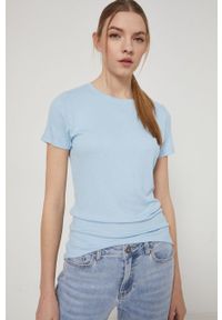 medicine - Medicine - T-shirt Basic. Kolor: niebieski. Materiał: dzianina. Wzór: gładki #1