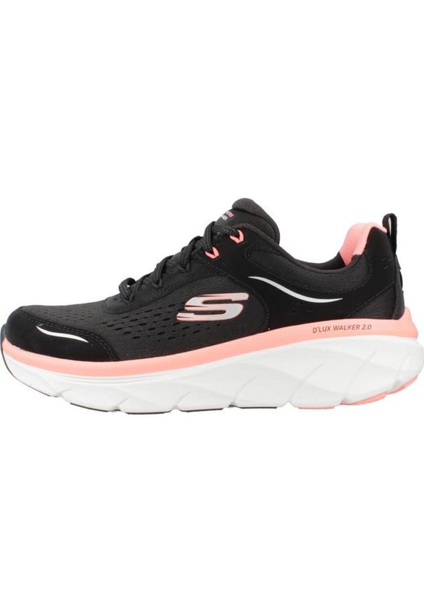 skechers - Tenisówki Skechers Model Dlux Walker 2.0 Kolor Czarny. Kolor: czarny. Materiał: syntetyk, tkanina, skóra
