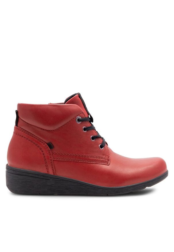 Go Soft Trzewiki WI16-JANE ZULA-03 Czerwony. Kolor: czerwony. Materiał: skóra