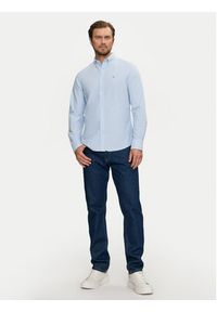 GANT - Gant Koszula 3000202 Błękitny Slim Fit. Kolor: niebieski. Materiał: bawełna #2