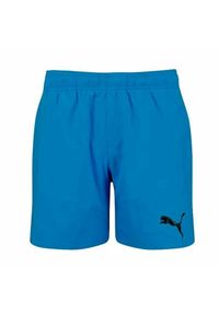 Puma - Strój kąpielowy Męski Swim Medium Length. Kolor: czarny, niebieski, wielokolorowy. Styl: sportowy