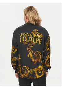 Versace Jeans Couture Koszula 76GAL2RW Czarny Regular Fit. Kolor: czarny. Materiał: wiskoza #4