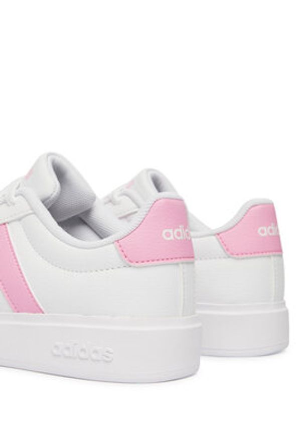 Adidas - adidas Sneakersy Streettalk KJ9605 Biały. Kolor: biały. Materiał: skóra