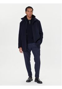 PAUL & SHARK - Paul&Shark Płaszcz wełniany 15312418 Granatowy Regular Fit. Kolor: niebieski. Materiał: kaszmir #5