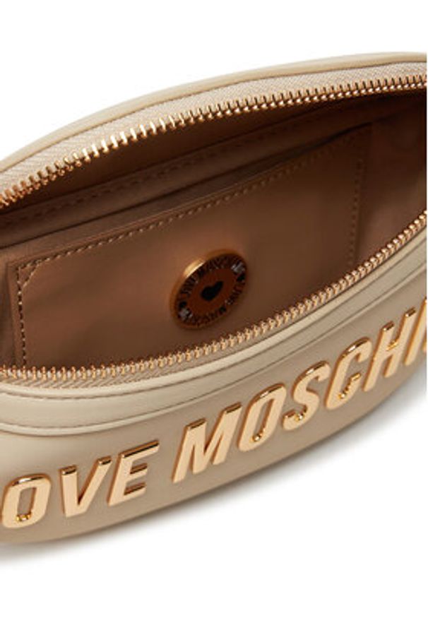 Love Moschino - LOVE MOSCHINO Saszetka nerka JC4195PP1MKD0110 Beżowy. Kolor: beżowy. Materiał: skóra