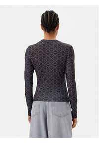 Hugo - HUGO Bluzka Diralina_10 50542422 Czarny Slim Fit. Kolor: czarny. Materiał: syntetyk #3