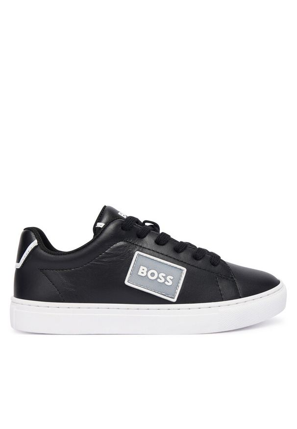 Sneakersy BOSS. Kolor: czarny