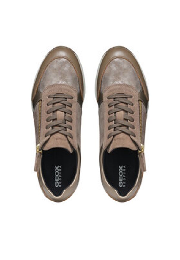 Geox Sneakersy D Calithe D36N0A 022TC C6692 Szary. Kolor: szary. Materiał: skóra