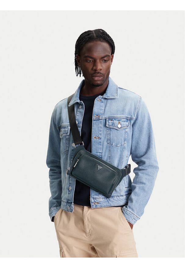 Guess Nerka HMMISA P5214 Zielony. Kolor: zielony. Materiał: skóra