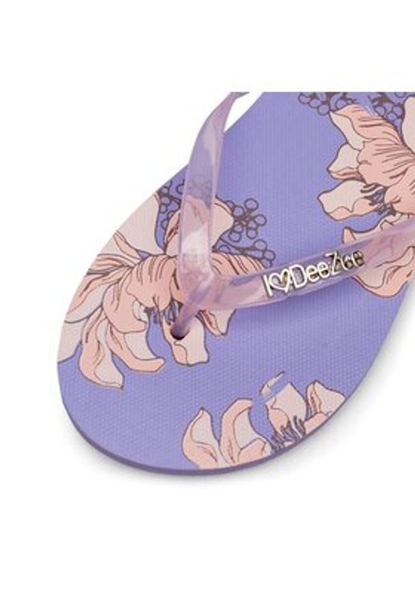 DeeZee Japonki P3020051W Fioletowy. Kolor: fioletowy. Materiał: syntetyk