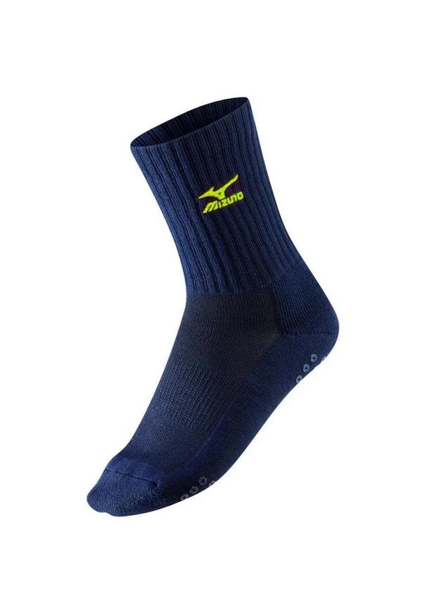 Mizuno - Średniej Długości Skarpety Siatkarskie Unisex Dla Dorosłych. Kolor: niebieski. Sport: turystyka piesza