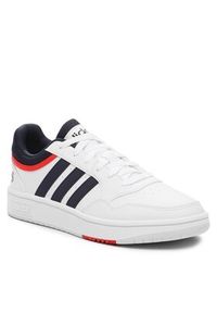 Adidas - adidas Sneakersy Hoops 3.0 Low Classic Vintage Shoes GY5427 Biały. Kolor: biały. Materiał: materiał