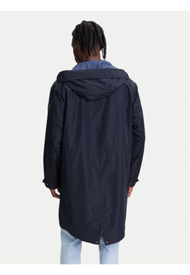 TOMMY HILFIGER - Tommy Hilfiger Parka MW0MW39645 Granatowy Regular Fit. Kolor: niebieski. Materiał: syntetyk